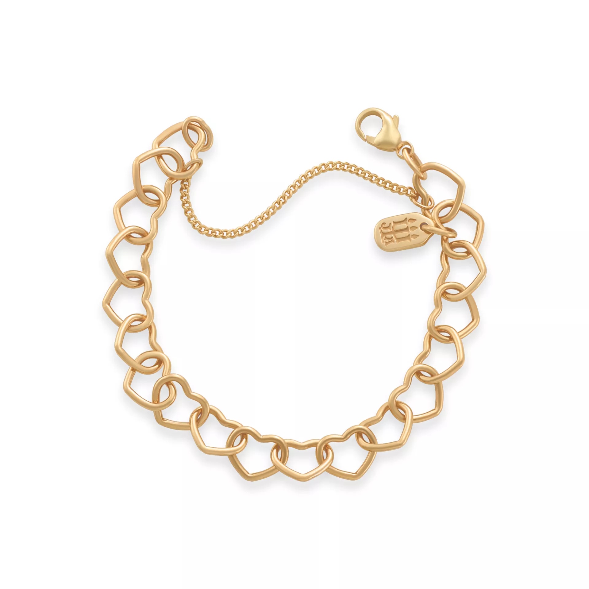 Connected Hearts Charm Bracelet