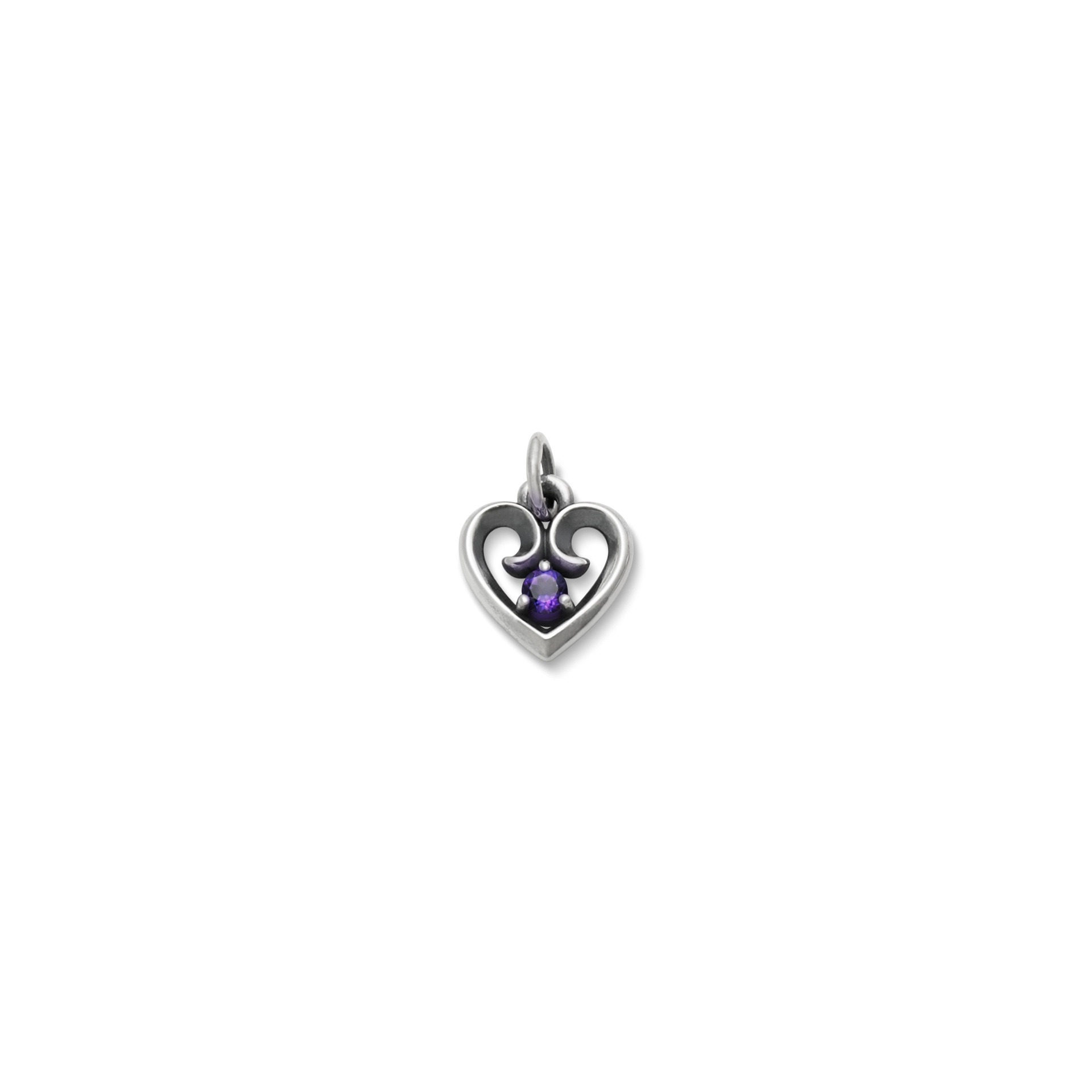 Avery Remembrance Heart Birthstone Charm