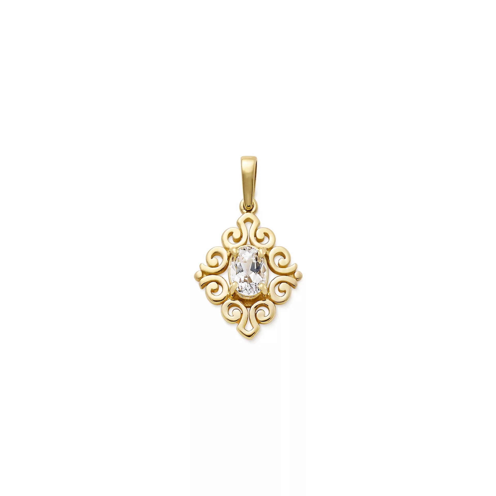 Spanish Lace Birthstone Pendant