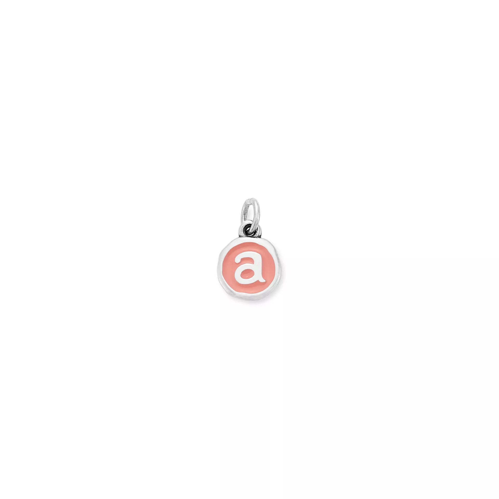 Enamel Initial Disc Charm
