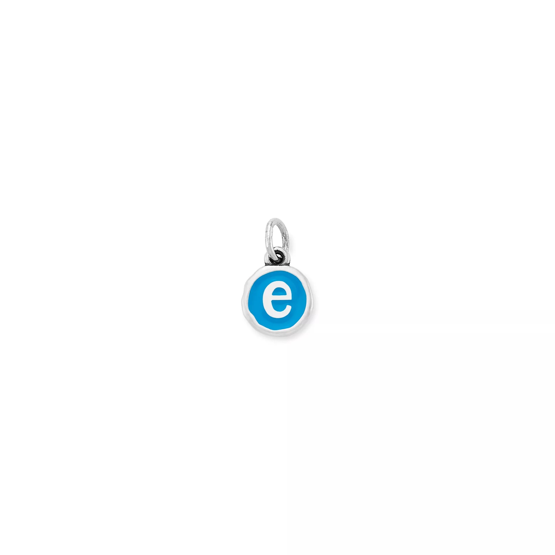 Enamel Initial Disc Charm