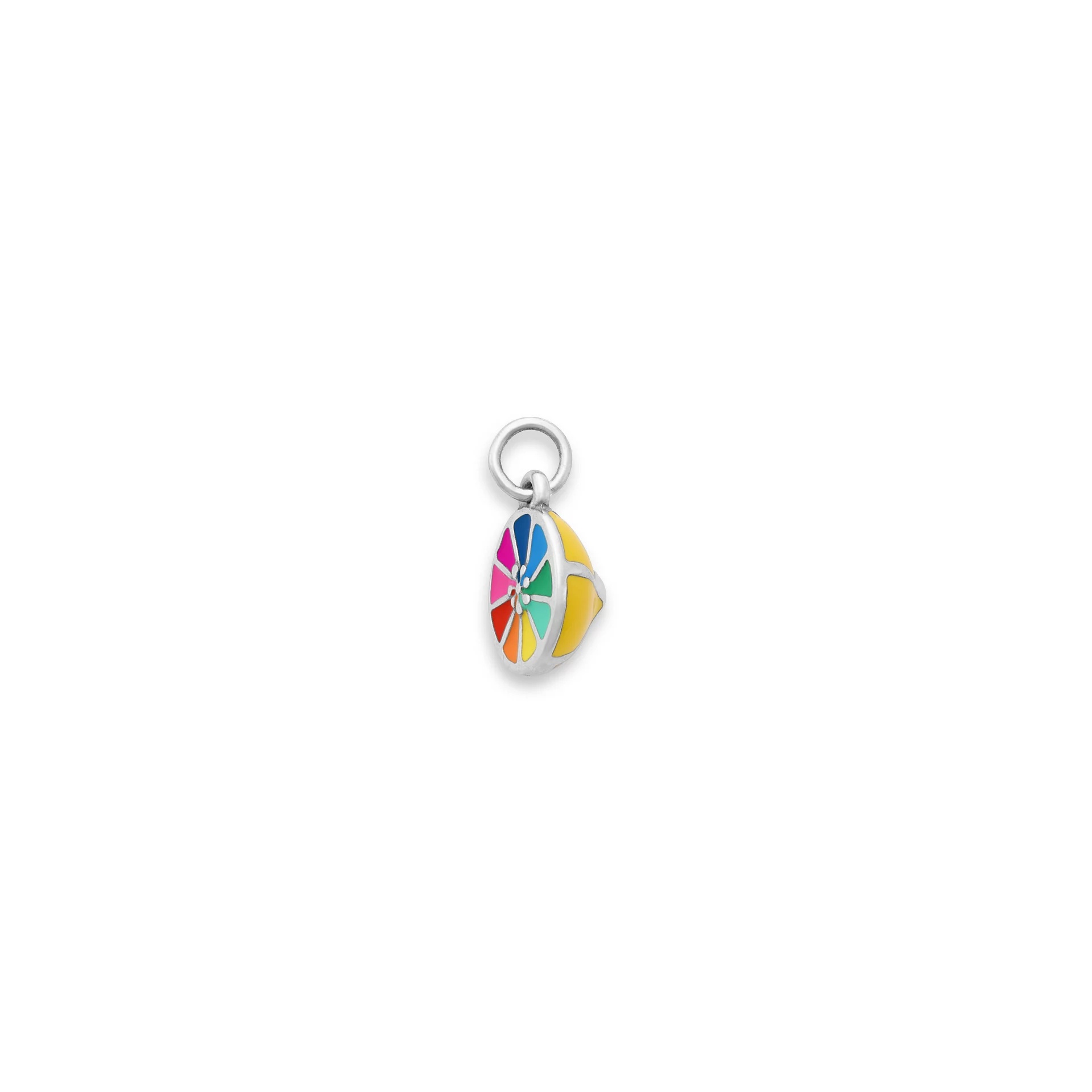 Enamel Colorful Lemon Twist Charm