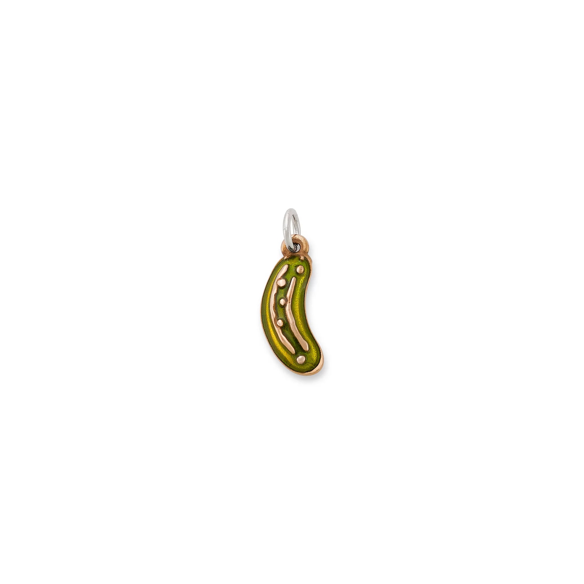 Enamel Pickle Charm
