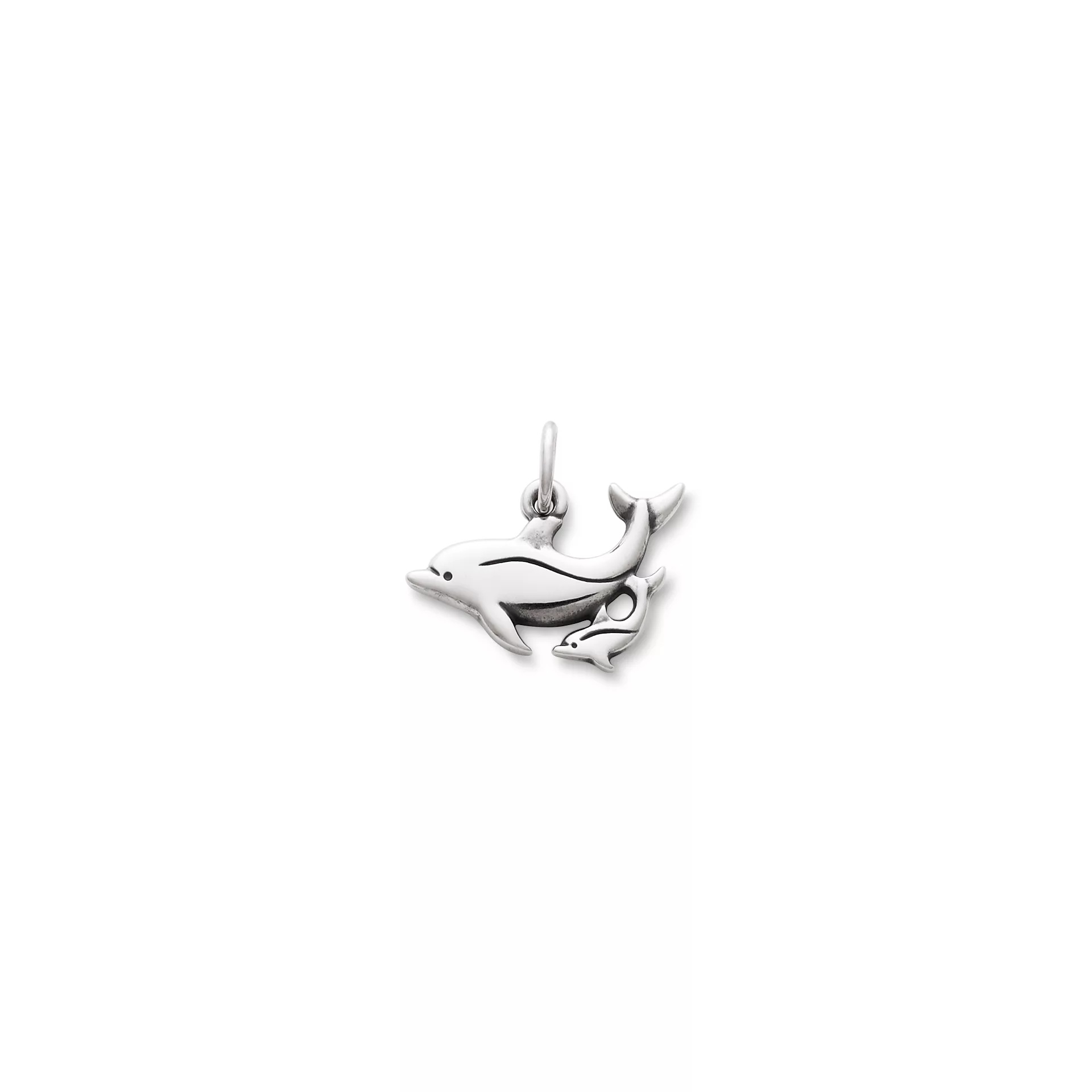 Mother and Baby Dolphin Charm