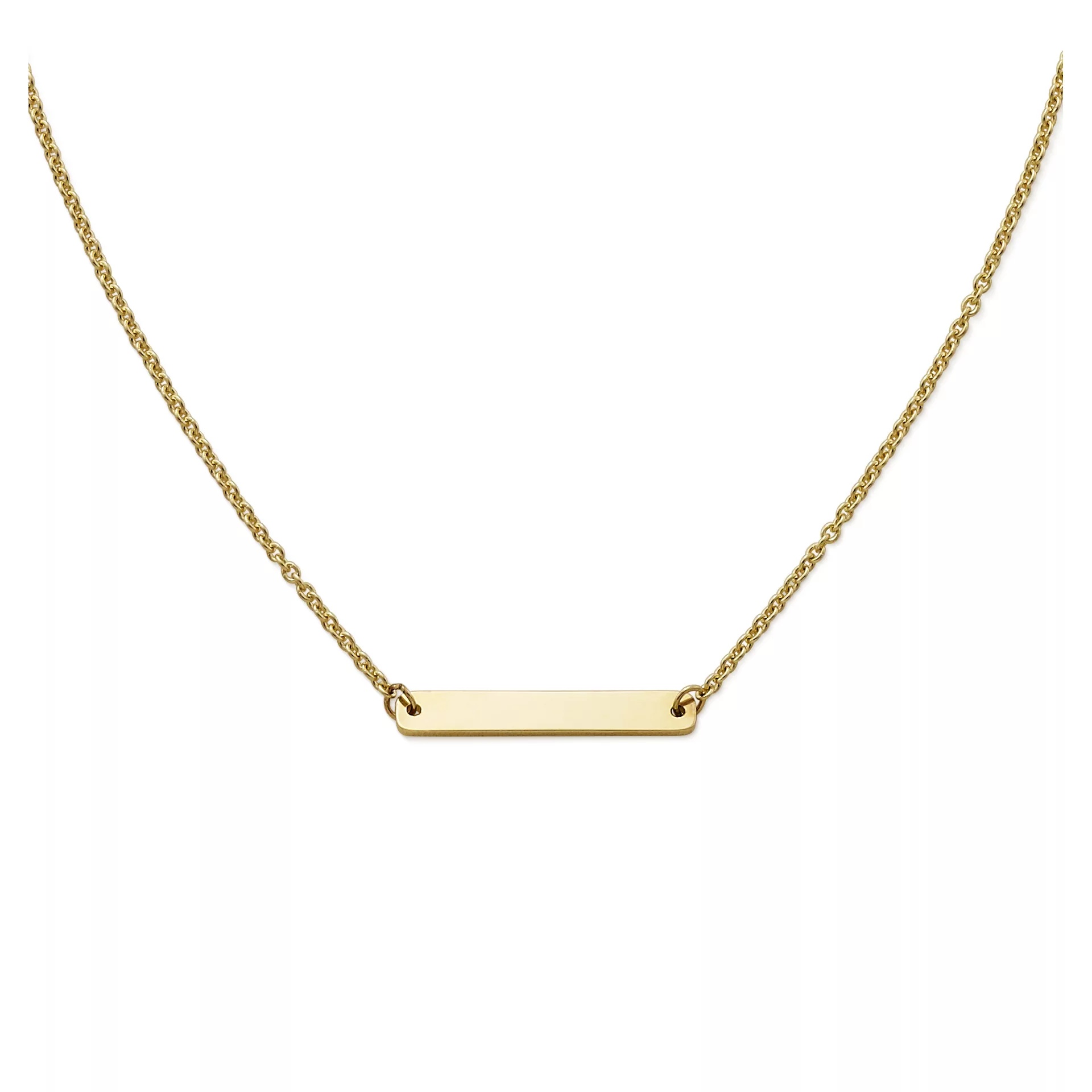 Petite Engravable Horizon Necklace